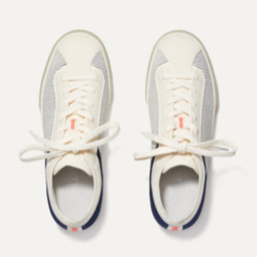 NIB Rothy’s classic navy lace up sneaker